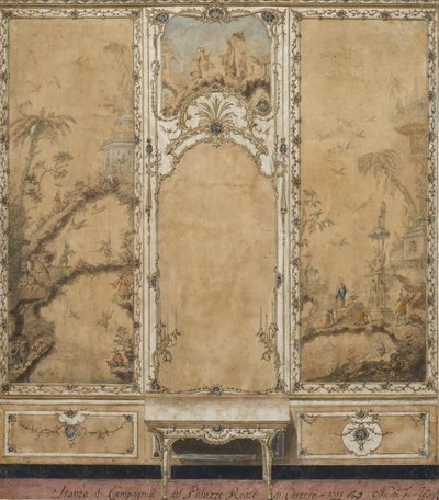 Wall Decoration for the Drawing Room of the Palace of Caserta by Nicola Fiore